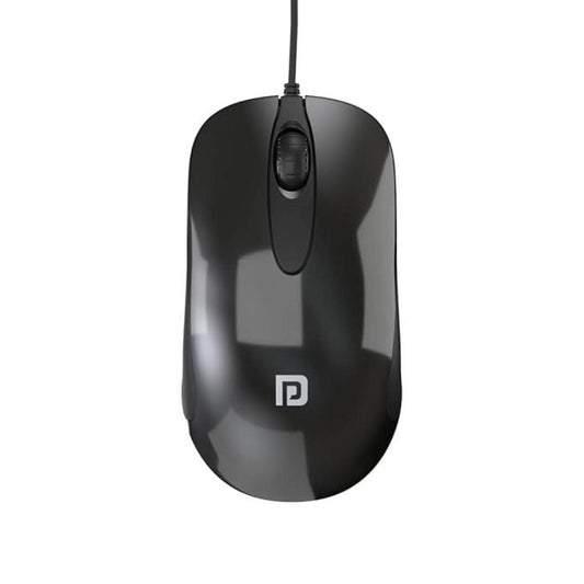 LX INDIA Mouse Portronics Toad 26 Wired Optical Mouse with 1500 DPI (Black)