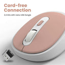 LXINDIA Mice Portronics Toad 27 Wireless Mouse (Pink)