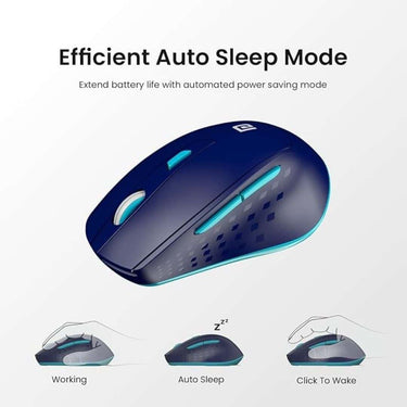 LXINDIA Mice Portronics Toad 32 Wireless Mouse (Blue)