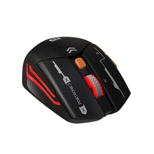 LX INDIA Mouse Black Portronics Vader Max Wireless Rechargeable Mouse, Bluetooth 5.3 & 2.4 GHz Dual Mode