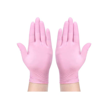 LXINDIA Gloves Powder Free Multipurpose Uses Hand Gloves for Kitchen (Pink)