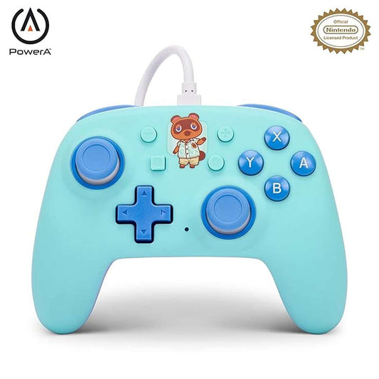 LX INDIA Gaming controller PowerA Nano Wired Gaming Controller for Nintendo Switch, Blue