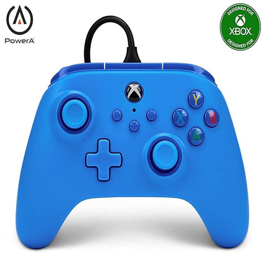 LX INDIA Game Pad PowerA Wired Gaming Controller Blue