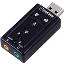 LXINDIA Sound Card Powerpak USB External Sound Card Audio Mic Adapter for Laptop or PC Just Plug and Play