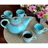 LXINDIA Tea Set Praahi Lifestyle 4 Cups Tea Cup Set with Kettle