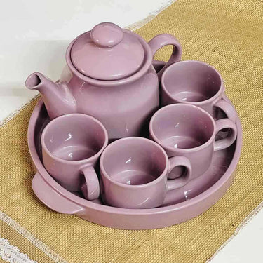 LXINDIA Tea Set Praahi Lifestyle Tea Cup  Lavender (6 Piece Set)