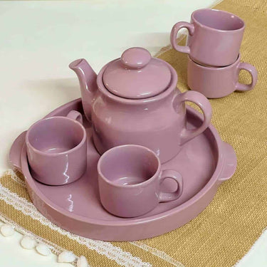 LXINDIA Tea Set Praahi Lifestyle Tea Cup  Lavender (6 Piece Set)