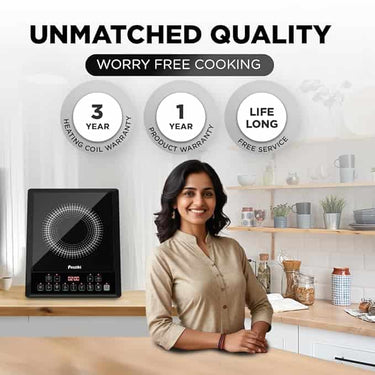 LXINDIA Induction Cooktop Preethi Indicook IC124 2100 Watt Induction Cooktop