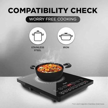 LXINDIA Induction Cooktop Preethi Indicook IC125 Induction Cooktop 2100 Watt