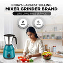 LXINDIA Grinders Preethi Prime Mixer Grinder Green (MG 286)