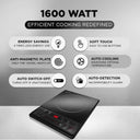 LXINDIA Induction Cooktop Preethi Trendy Plus 116 Induction Cooktop 1600 Watt