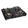 LXINDIA Gas Cooktop Prestige Marvel Glass Top 4 Burner Gas Stove