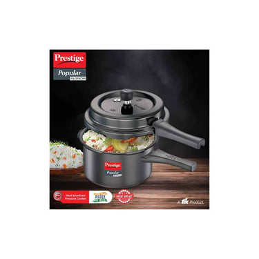 LXINDIA cookware Prestige Popular Svachh Hard Anodised 3  litre Pressure Cooker