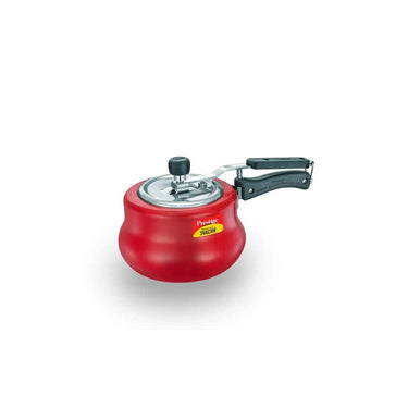 LXINDIA cookware Prestige Svachh Nakshatra Duo Handi Aluminium 3 litre  Pressure Cooker (Red)