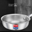 LXINDIA cookware Prestige Tri ply 12 cm Silver Cute Fry Pan