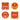 LXINDIA Tag PRETTY UR PARTY Diwali Gift Tags with String red