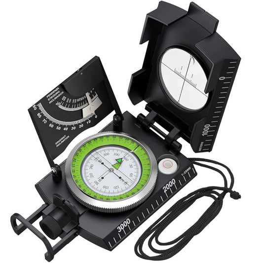 LXINDIA Travel Compass Proberos® High-Precision Military Compass – Waterproof, Glow-in-Dark, with Sighting & Ruler