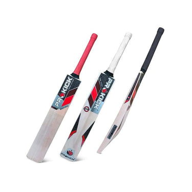 LXINDIA Cricket kit Prokick Megakit Kashmir Willow Full Cricket Kit with Helmet, Black Red Camouflage SH