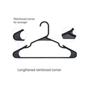 LXINDIA HANGER PROTOWARE Clothes Hanger (10 pcs Black)