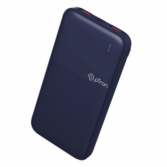 LX INDIA Power Bank pTron Dynamo 10000mAh 22.5W Fast Charging Power Bank - Bold Blue