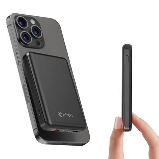 LX INDIA Power Bank pTron Dynamo Flash 10000mAh Slim Magnetic Power Bank (Black)