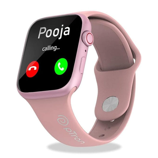 LX INDIA Smart Watch pTron Force X12S Bluetooth Calling Smartwatch (Pink)