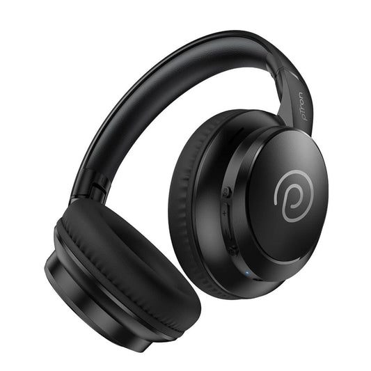 LX INDIA Headphone Black pTron Studio Evo 70hrs Playtime Wireless Over Ear Headphones