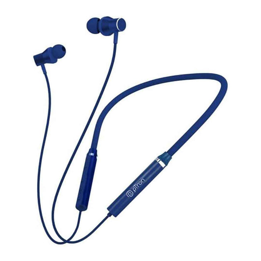 LXINDIA Headphones and Headsets pTron Tangentbeat Bluetooth Wireless Headphones with Mic (Dark Blue)