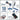 LXINDIA Headphones and Headsets pTron Tangentbeat Bluetooth Wireless Headphones with Mic (Dark Blue)