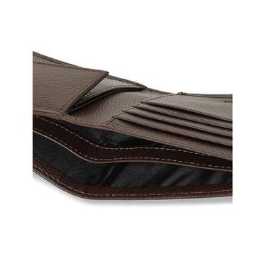 LX INDIA Wallets Puma Unisex-Adult Leather Plain Wallet (Brown)