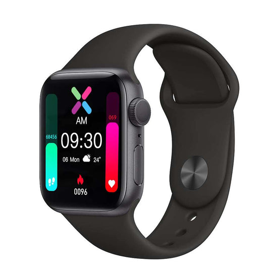 LX INDIA Smart Watch PunnkFunnk KW32 Bluetooth Calling Smart Watch Black