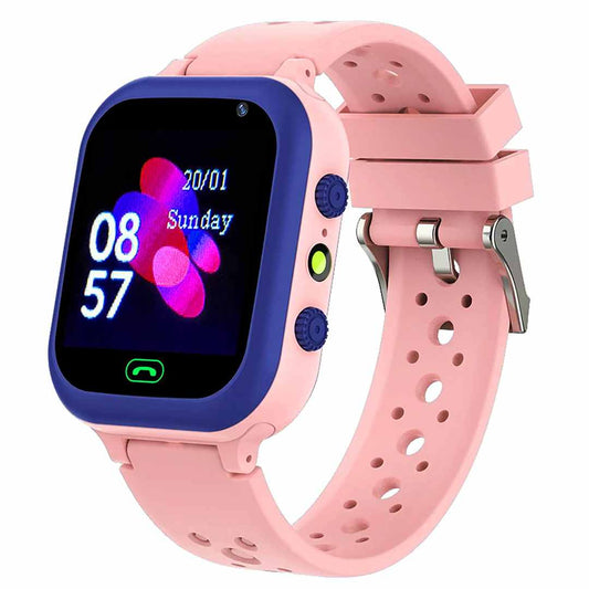 LX INDIA Smart Watch Pink PunnkFunnk Q15 4G Sim Card SmartWatch for Kids