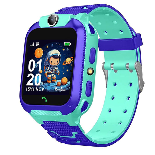 LX INDIA Smart Watch Green PunnkFunnk Q18 Kids Calling Smart Watch
