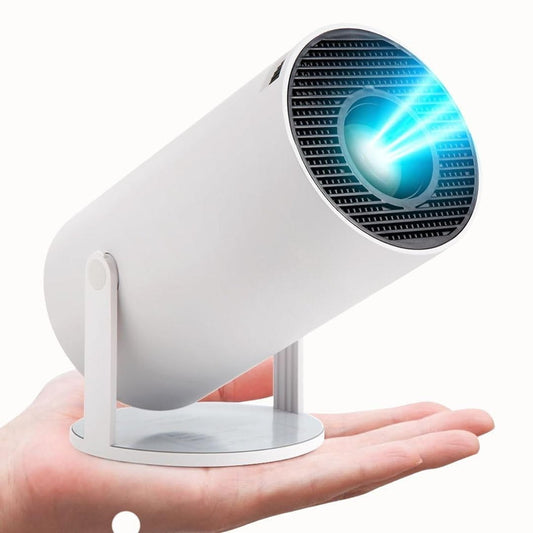 LX INDIA Projector Punnkk HY300 Freestyle 4500 Im 1080P Android12 WiFi6 BT5.0 4K 2K HD180 Degre Rotation AutoKeystone 1GB/16GB Compatible with HDMI/USB/Audio Out