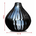 LXINDIA vases Pure Source India Ceramic Garlic Shape Flower Vase, 3 Pieces