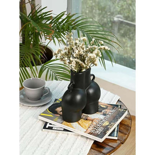 LX INDIA vases Purezento Beautiful Ceramic Decorative Vases with Unique Quality for Home Decor 8 Inch