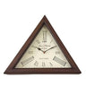 LXINDIA Clock QSP Handicraft Triangle Wooden Designer Big Wall Clock 12 (Brown)