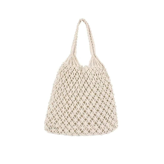 LX INDIA Beach bags R.R.LALA Womens Macrame Relaxed Fit Woven Casual Beach Bags