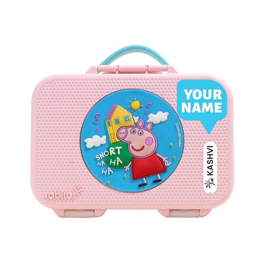 LX INDIA Kids Lunch Box sweet home Rabitat Peppa Pig MUNCHBEE-Personalized Bento