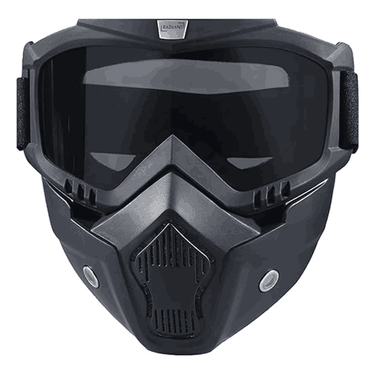 LXINDIA Goggles RADIANT Face Mask for Bikers in Riding UV Protected Full Face Mask