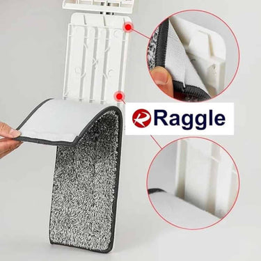 LXINDIA mop Raggle Flat Microfiber Magic Mop for Floor Cleaning