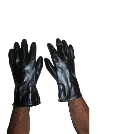 LX INDIA Gloves Rahul Professionals Heavy Duty Reusable Rubber Latex Non Slip Washable Hand Gloves