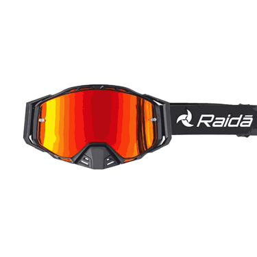 LXINDIA Goggles Raida TrailCraft MX Goggle (Black and Revo Red)