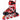 LXINDIA Roller Skates Rainseal Kids Inline Roller Skates with Illuminating Wheels Red and Black