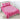 LX INDIA Bedsheet RajasthaniKart Cotton Double Bed Sheet with 2 Pillow Covers (Pink Star)