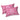 LX INDIA Bedsheet RajasthaniKart Cotton Double Bed Sheet with 2 Pillow Covers (Pink Star)