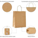 LXINDIA Bag RanGit Bhumi Brown Paper Bags 9 12 4  25pcs