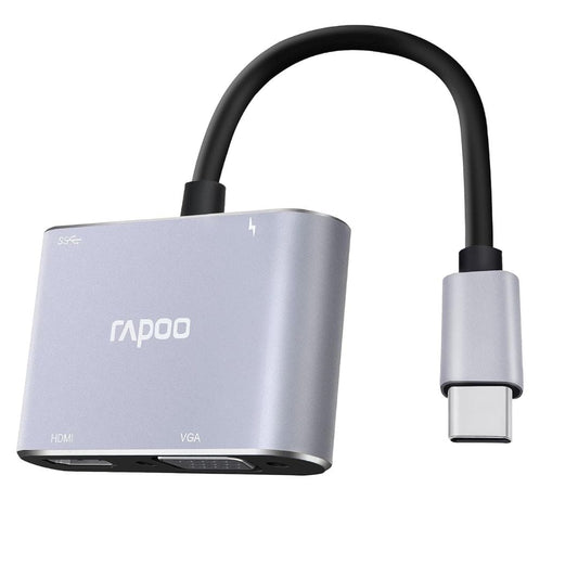 LX INDIA USB HUB Rapoo C Hub, 4-in-1 USB