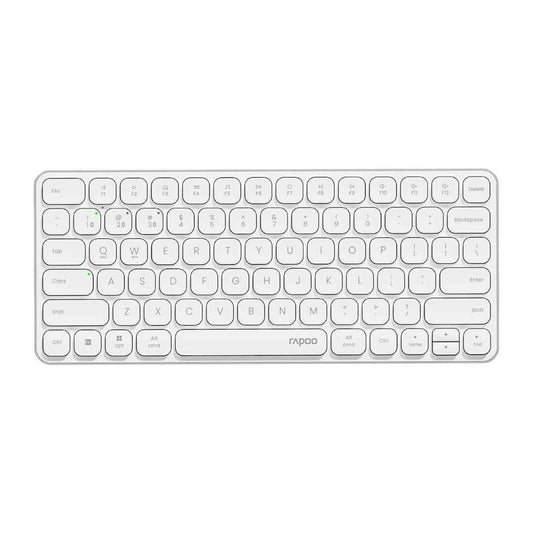 LX INDIA Keyboards White Rapoo E9050L Bluetooth Wireless Multi-Device Keyboard(4 Devices)