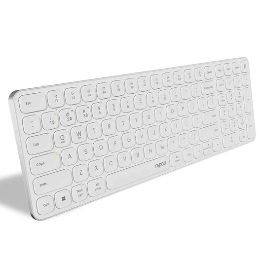 LX INDIA Keyboards White Rapoo E9350L Bluetooth Wireless Multi-Device Keyboard(4 Devices)